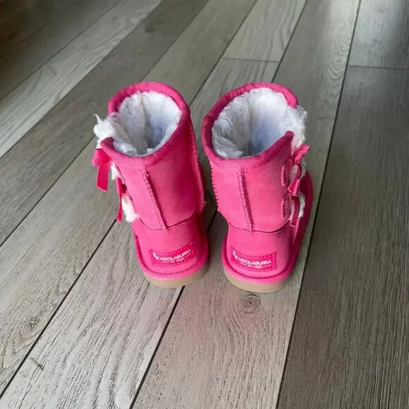 Koolaburra by UGG Victoria short toddlers boots
 pink brand new size 8 - Picture 4 of 7